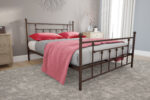 Dorel Manila Metal Bed - Double - Bronze -31209