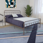 Dorel Wallace Metal Bed - Double - Bronze-31430