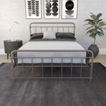 Dorel Wallace Metal Bed - King - Bronze-31466