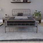 Dorel Wallace Metal Bed - King - Bronze-31467