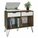 Novogratz Concord Turntable Stand with Drawers-30333