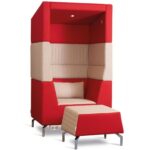DAMS Alban single foot stool with chrome legs-29886
