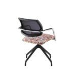 DAMS Tuba pyramid base frame conference chair with half mesh back - made to order-29097