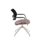 DAMS Tuba pyramid base frame conference chair with half mesh back - made to order-29096