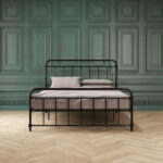 Dorel Wallace Metal Bed - King - Black-31443