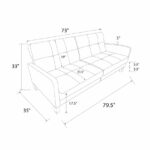 Dorel Boston Sofa Bed-30176