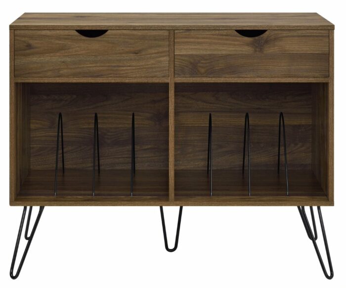 Novogratz Concord Turntable Stand with Drawers-30334