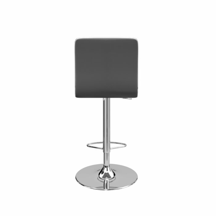 Dorel Alphason Colby High Back PU Barstool - Grey-30407