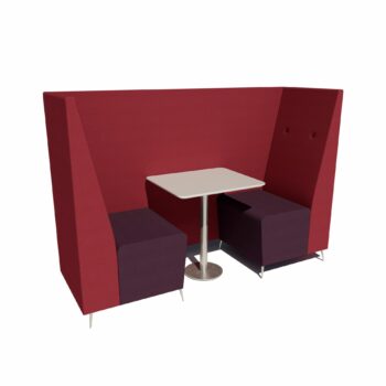 Verco Evette Seating Booths - 2 Seater-0