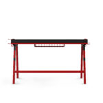 Dorel Alphason Fuego Gaming Desk - Red & Black-30520
