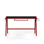 Dorel Alphason Fuego Gaming Desk - Red & Black-30521