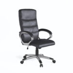 Dorel Alphason Hampton Leather Office Chair - Black-0