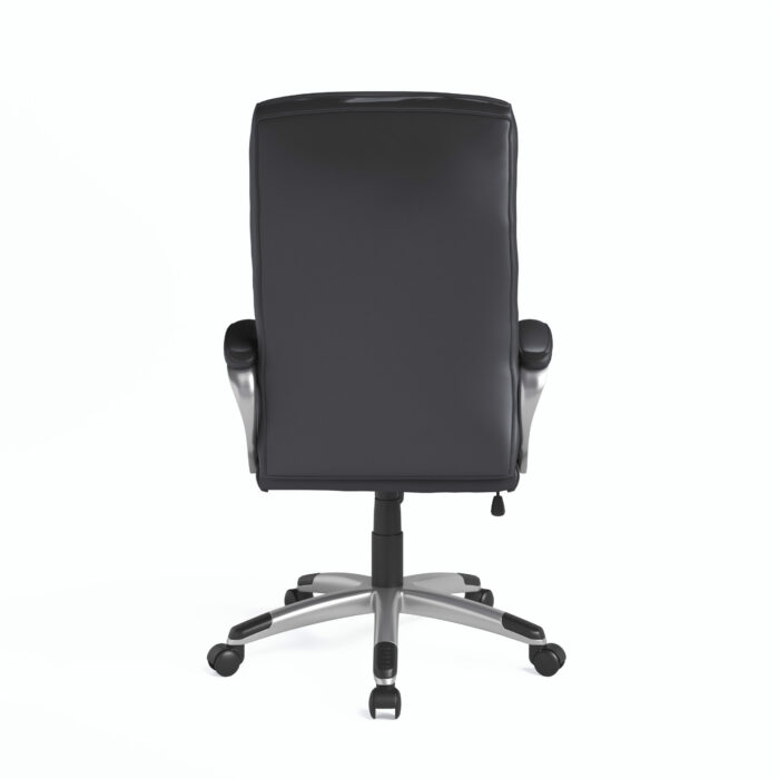 Dorel Alphason Hampton Leather Office Chair - Black-31827