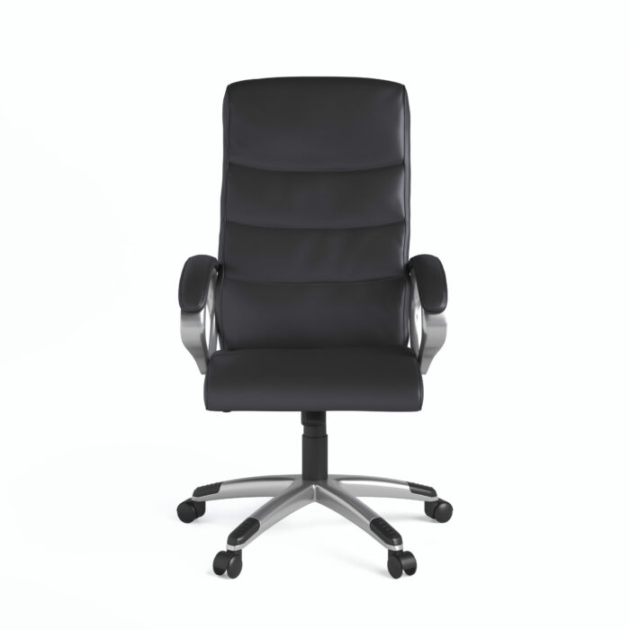 Dorel Alphason Hampton Leather Office Chair - Black-31826