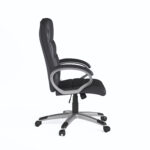 Dorel Alphason Hampton Leather Office Chair - Black-31824