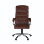 Dorel Alphason Hampton Leather Office Chair - Brown-31838