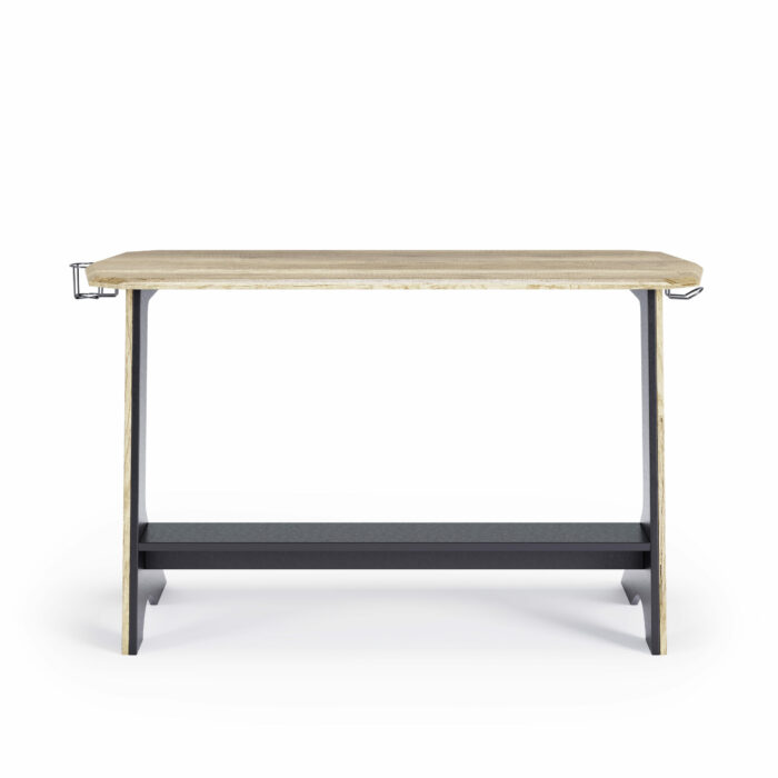 Dorel Alphason Jersey Office Desk - Oak & Black-30467
