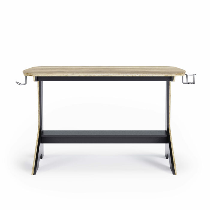 Dorel Alphason Jersey Office Desk - Oak & Black-30466
