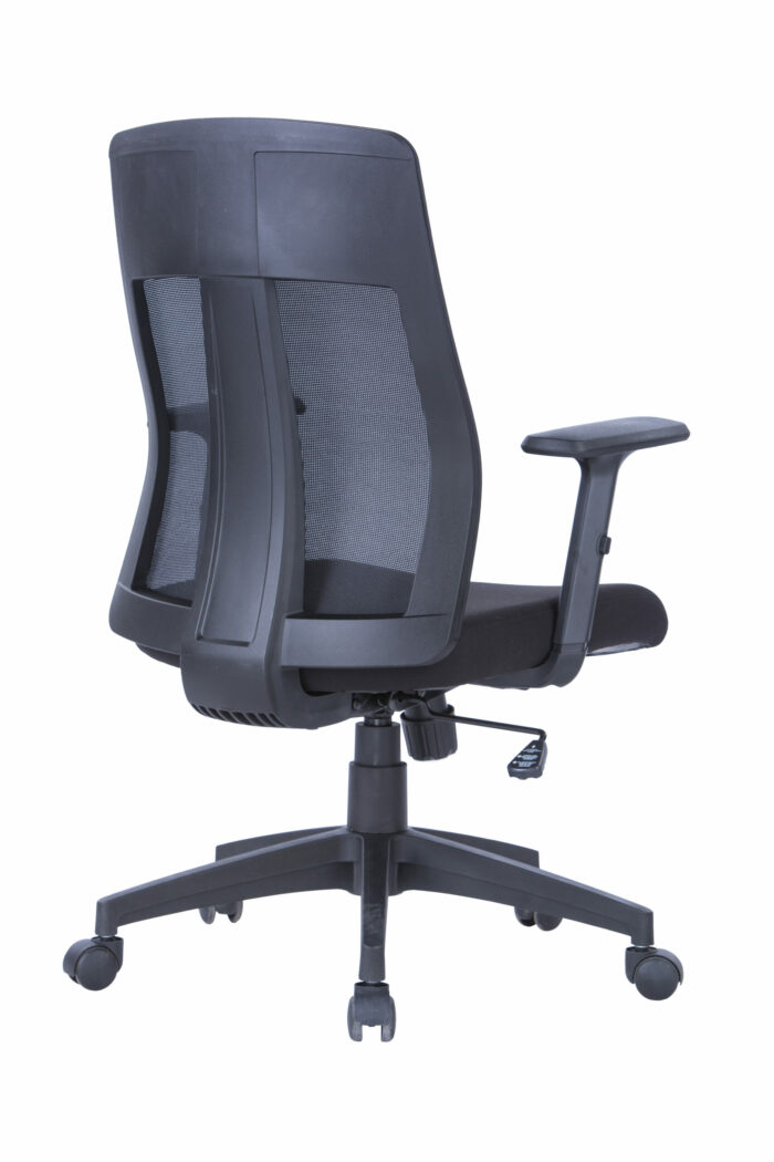 Dorel Alphason Laguna Fabric & Mesh Back Chair - Black or Grey-30128