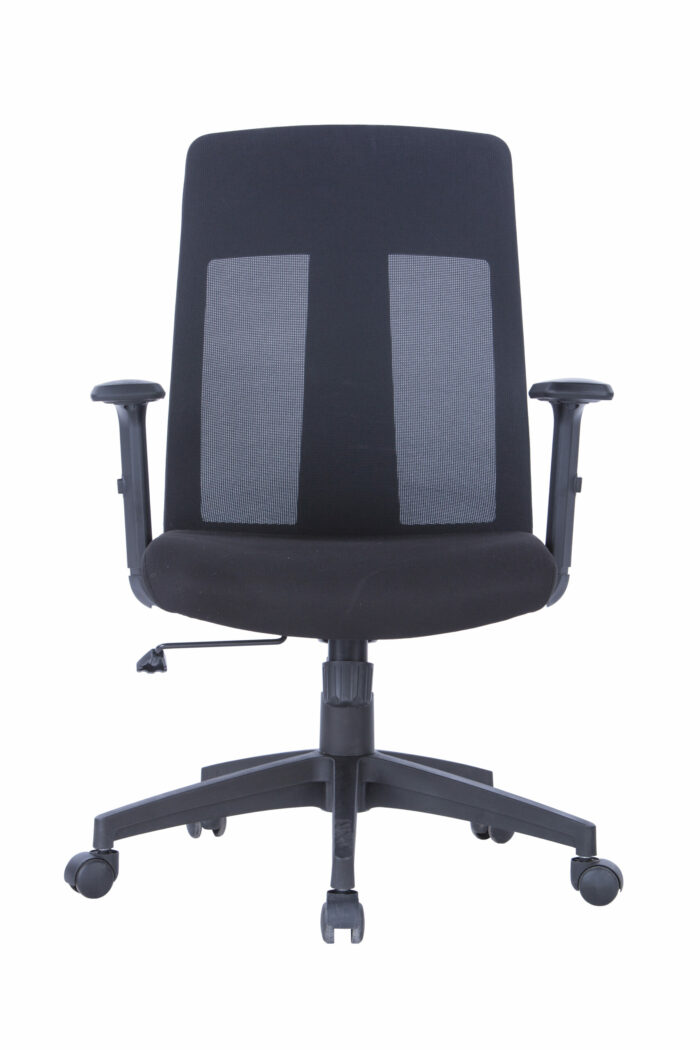 Dorel Alphason Laguna Fabric & Mesh Back Chair - Black or Grey-30129
