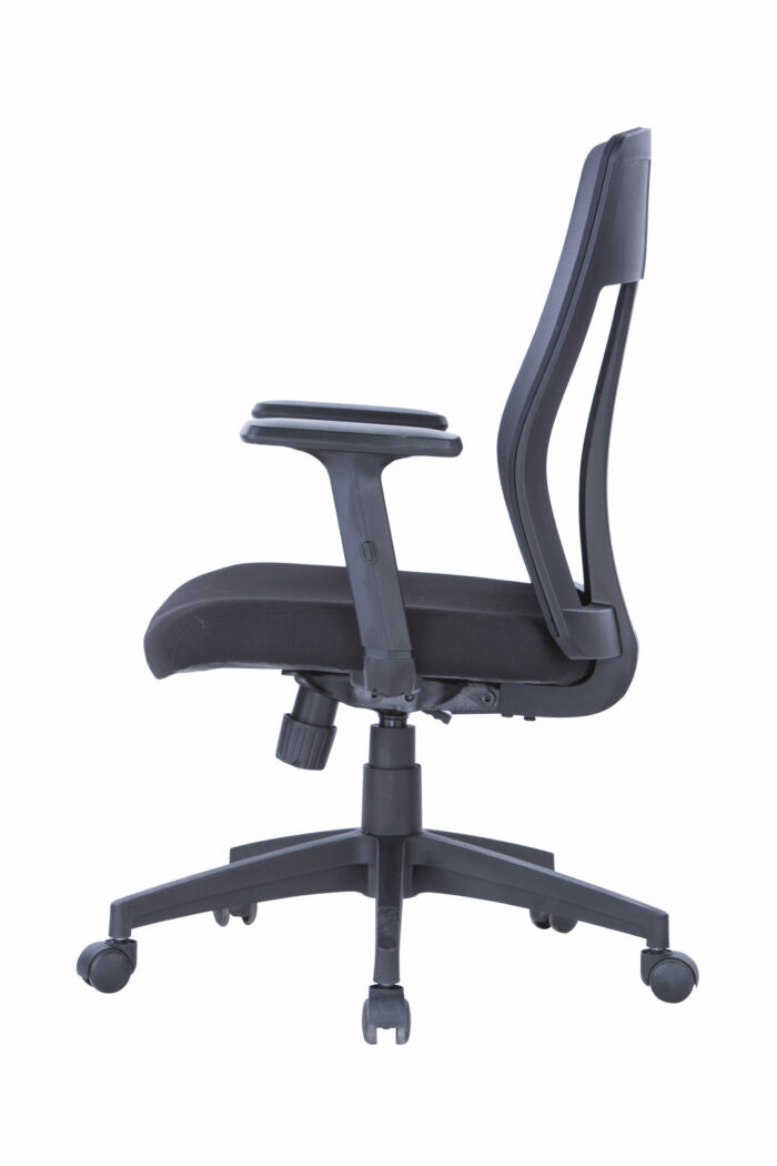 Dorel Alphason Laguna Fabric & Mesh Back Chair - Black or Grey-30125