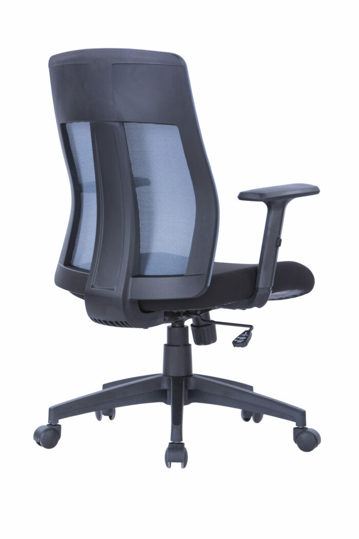 Dorel Alphason Laguna Fabric & Mesh Back Chair - Black or Grey-30143