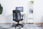 Dorel Alphason Laguna Fabric & Mesh Back Chair - Black or Grey-30145
