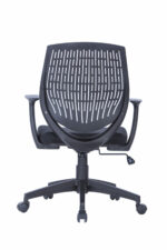 Dorel Alphason Malibu Fabric Seat With Plastic Backrest - Black-30207