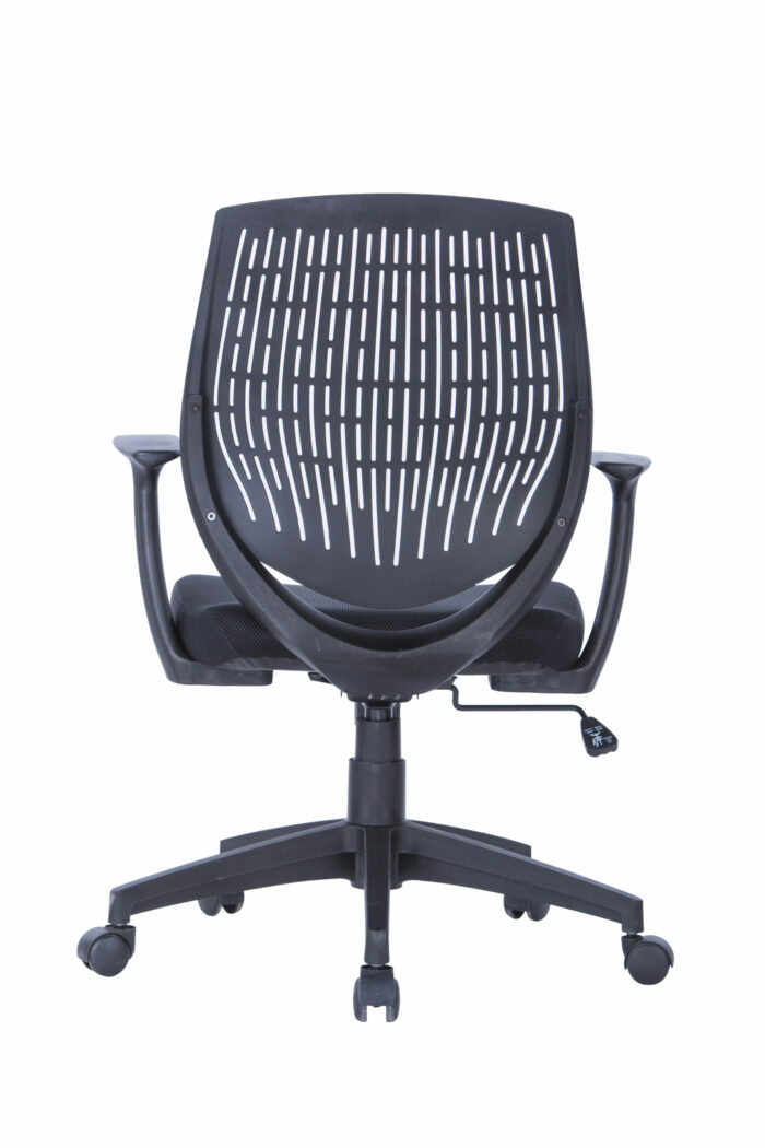 Dorel Alphason Malibu Fabric Seat With Plastic Backrest - Black-30207