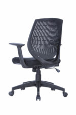 Dorel Alphason Malibu Fabric Seat With Plastic Backrest - Black-30205