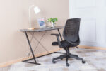 Dorel Alphason Malibu Fabric Seat With Plastic Backrest - Black-30211