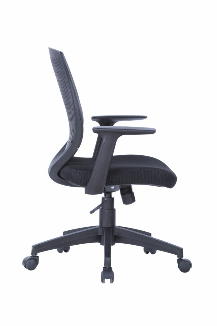 Dorel Alphason Malibu Fabric Seat With Plastic Backrest - Black-30202