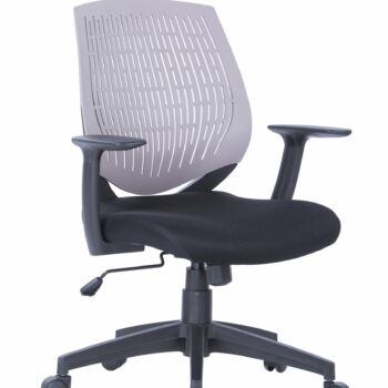 Dorel Alphason Malibu Fabric Seat With Plastic Backrest - Grey-0