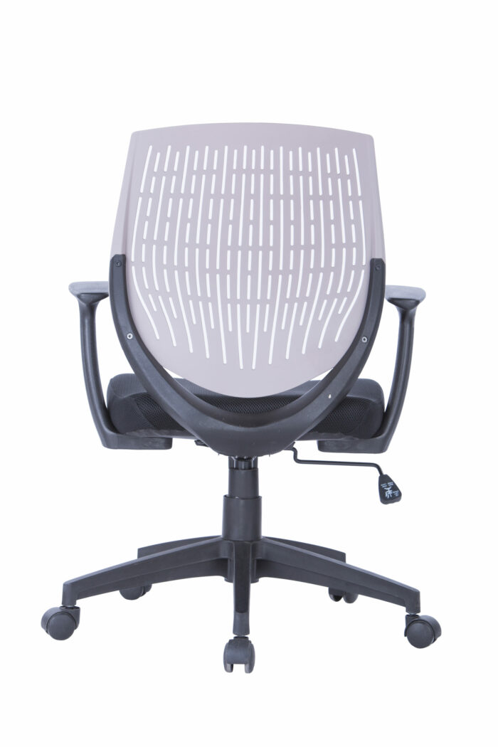 Dorel Alphason Malibu Fabric Seat With Plastic Backrest - Grey-30243
