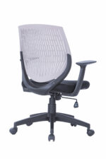 Dorel Alphason Malibu Fabric Seat With Plastic Backrest - Grey-30242
