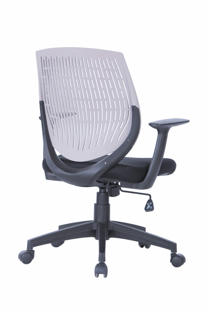 Dorel Alphason Malibu Fabric Seat With Plastic Backrest - Grey-30242