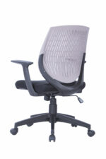 Dorel Alphason Malibu Fabric Seat With Plastic Backrest - Grey-30244