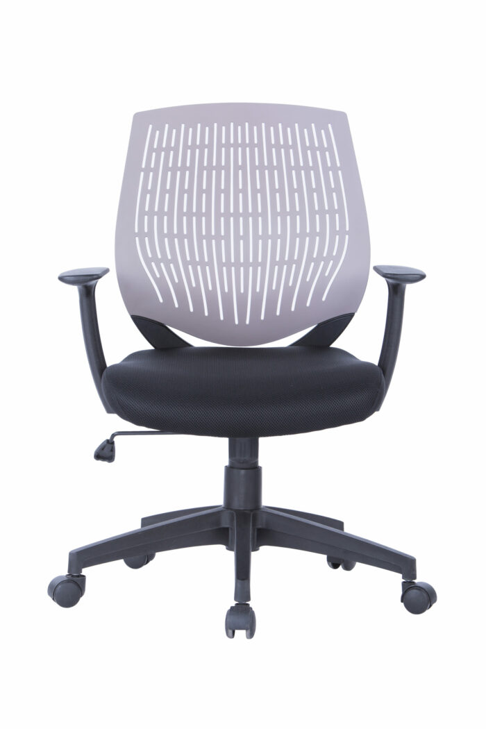 Dorel Alphason Malibu Fabric Seat With Plastic Backrest - Grey-30245