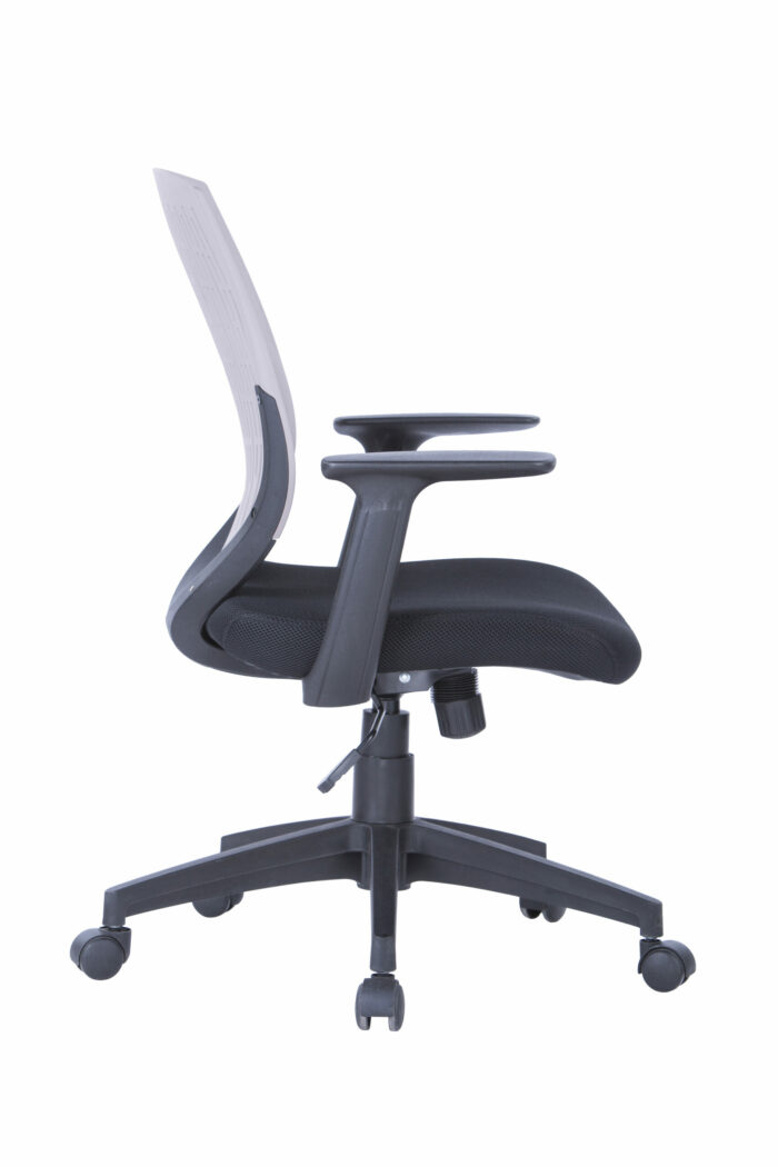 Dorel Alphason Malibu Fabric Seat With Plastic Backrest - Grey-30240