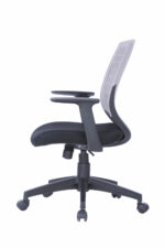 Dorel Alphason Malibu Fabric Seat With Plastic Backrest - Grey-30241