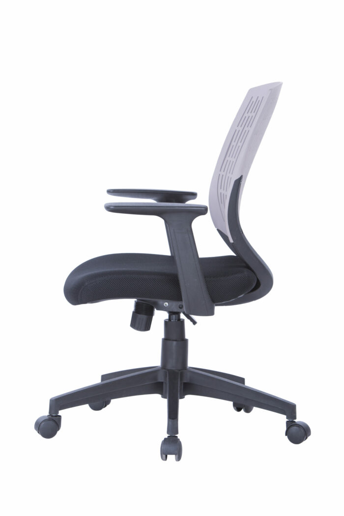 Dorel Alphason Malibu Fabric Seat With Plastic Backrest - Grey-30241