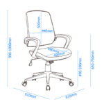 Dorel Alphason Marvin Office Chair - Black-31768