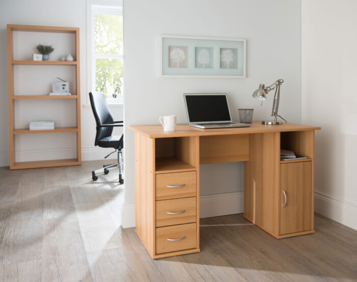 Dorel Alphason Maryland Office Desk - Beech-30464