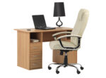 Dorel Alphason Maryland Office Desk - Beech-30460