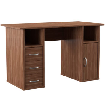 Dorel Alphason Maryland Office Desk - Walnut-0