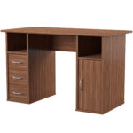 Dorel Alphason Maryland Office Desk - Walnut-30445