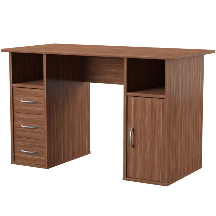 Dorel Alphason Maryland Office Desk - Walnut-30445