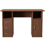 Dorel Alphason Maryland Office Desk - Walnut-30441