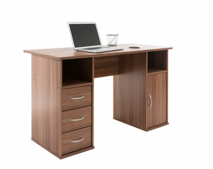 Dorel Alphason Maryland Office Desk - Walnut-30446