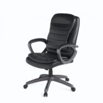 Dorel Alphason Mayfield Leather Office Chair - Black-0